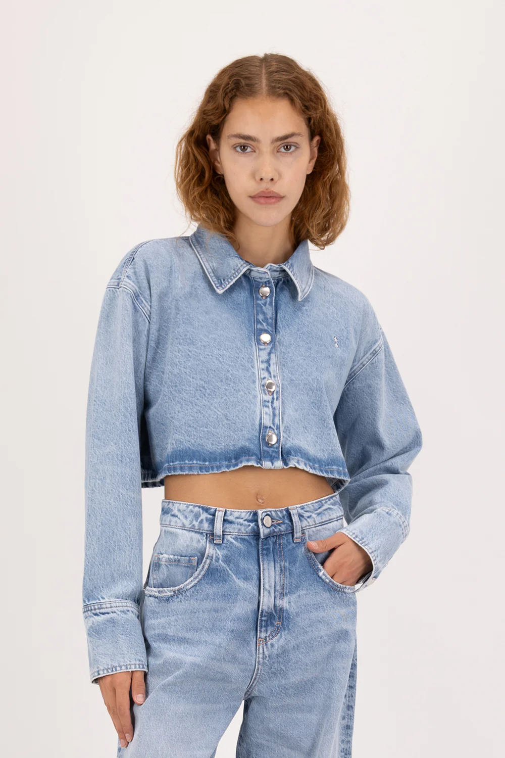 Укороченный жакет Icon Denim