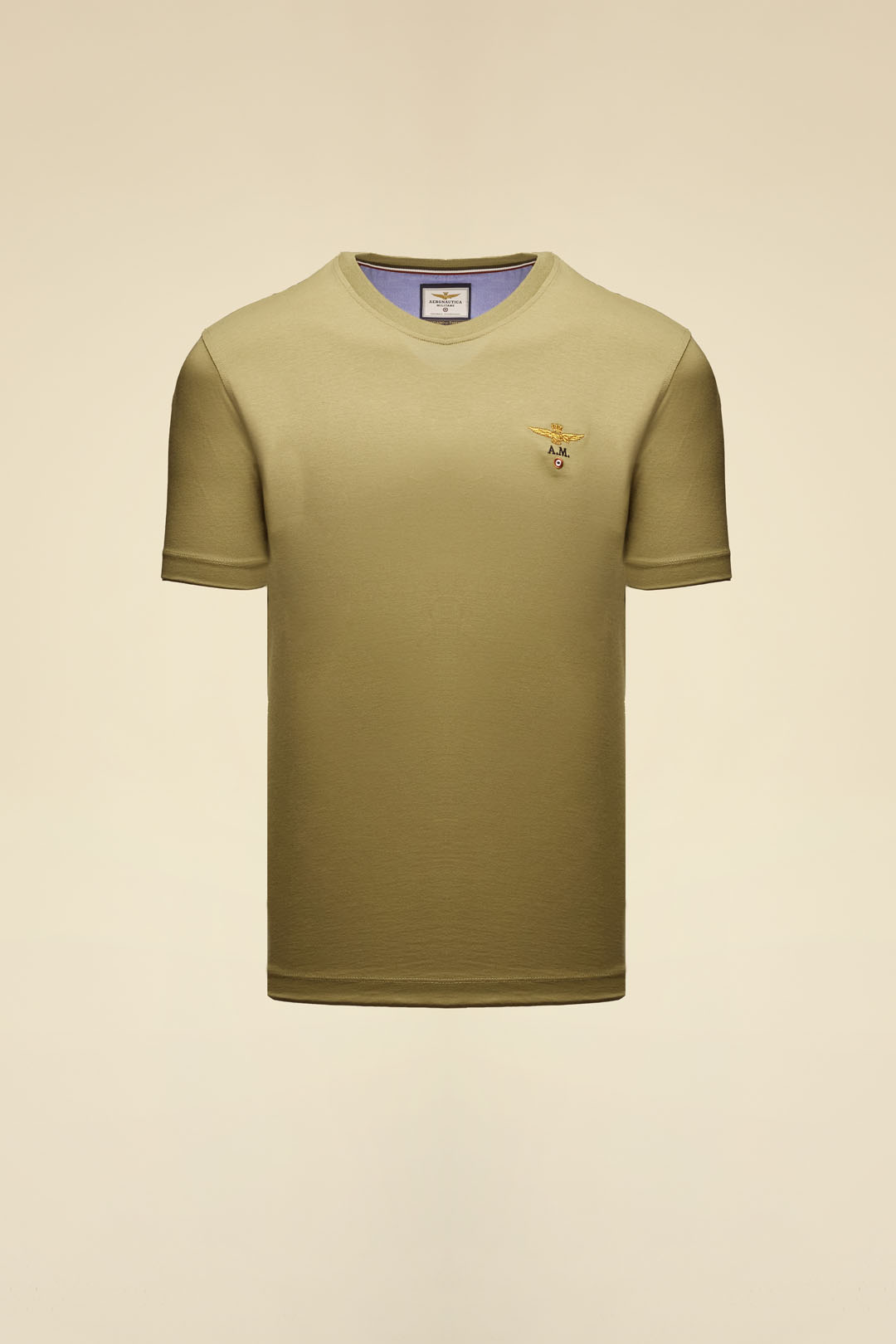 Футболка зеленая Aeronautica Militare