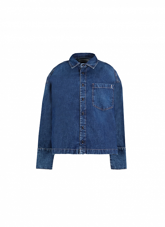 Мягкая рубашка свободного кроя Icon Denim