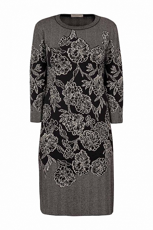 Платье D. Exterior черно-белое