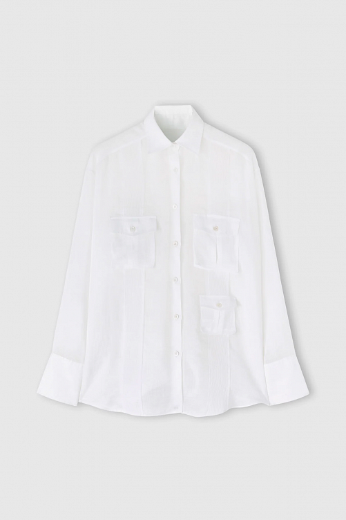 Рубашка из рами Ermanno Scervino